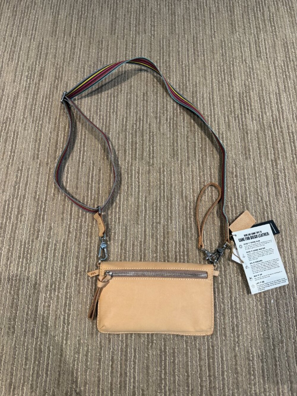 Consuela Diego leather uptown crossbody purse - Picture 2 of 8